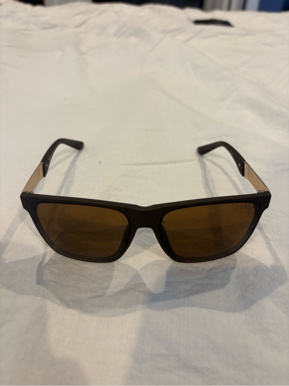 Prada Brown Linea Rossa Sunglasses
